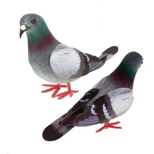 2 Pcs Artificial Foam Model Pigeon,Mini Artificial Birds for Home Decoration ... - Picture 1 of 4