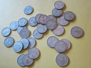 30 - CANADIAN SILVER QUATERS 1962 - 1968 - Picture 1 of 4