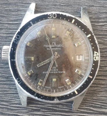 Vintage men's project Nogamatic Pierce Compressor diver 200 m automatic watch - Image 1 of 4
