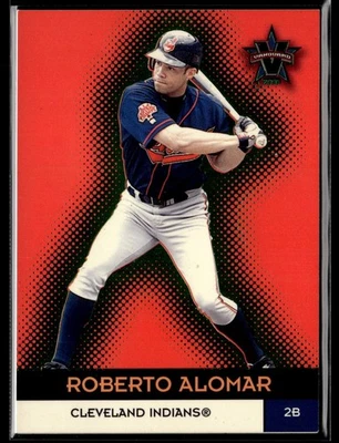 2000 Pacific Vanguard ROBERTO ALOMAR /99 Red Green Holo SSP #14 Indians N1596 - Image 1 of 3