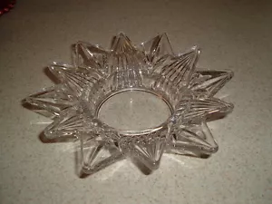 MIKASA CRYSTAL STARMIST CANDLE HOLDER - Picture 1 of 2