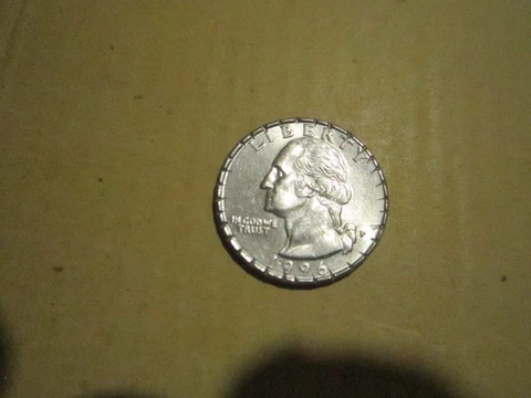 1996 P Quarter Rim Error Coin Cover