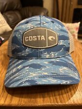 COSTA TIGER CAMO TRUCKER CAP HA-103B OSFM BLUE AR6103