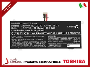 Batteria PowerQ per Toshiba Satellite Pro C40-G C40-H C50-H C50-G 4588105-2S