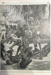 JOURNAL DES VOYAGES N° 780 de 1911 AFRIQUE OUGANDA LE TUMBO MASSAGE DIGESTIF  - Foto 1 di 2