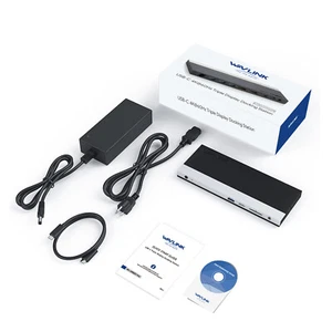 USB-C Laptop Dockingstation 12-in-1 Hub-HDMI, 2*DP, USB A/C,SD, Ethernet Adapter - Bild 1 von 10