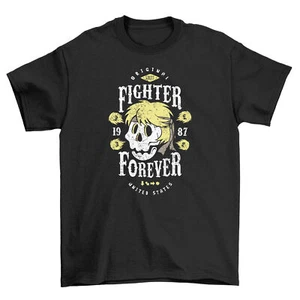 Fighter Forever t-shirt - Funny Grim Reaper Design! 100% Cotton, Unisex Printed - Picture 1 of 46