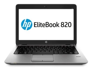 HP EliteBook 820 G4 12” LED Laptop PC Core i5 8GB RAM 256GB SSD Windows 10 WiFi - Picture 1 of 10
