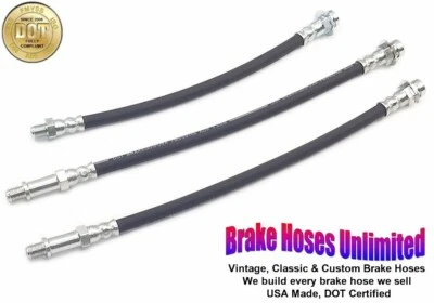 CONJUNTO DE MANGUEIRA DE FREIO Plymouth Fury 1962 1963 1964 - Imagem 1 de 2