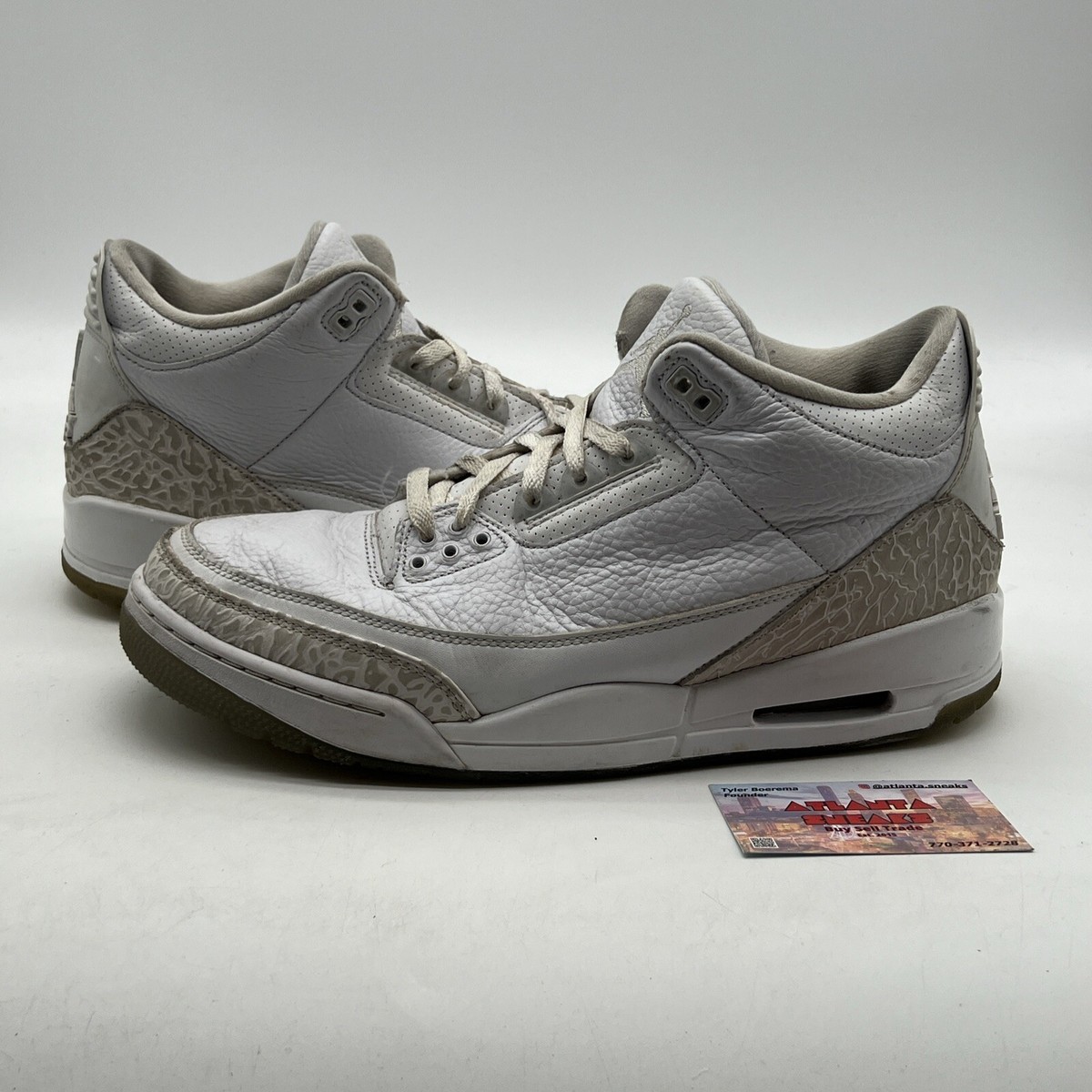 にー【格安】Air Jordan 3 Retro 27.5ホワイト Air Jordan 3 Retro Kids (White/Metallic Silver) – CNCPTS