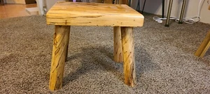 Handmade Wooden Stool - Picture 1 of 3