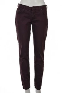 James Twiggy Womens Jeans Size 29 Iris Purple Colored Cropped Skinny Denim Pants - Foto 1 di 5