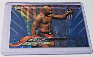 2018 Topps cromado onda azul paralelo Jimi Manuwa/75 Nigeria Inglaterra #22 - Imagen 1 de 1