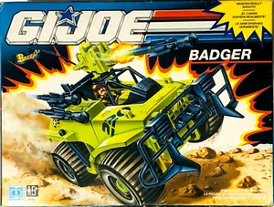 VINTAGE HASBRO G.I. JOE BADGER MUSTANG VEHICLE EUROPEAN NEW IN BOX RARE - Picture 1 of 12