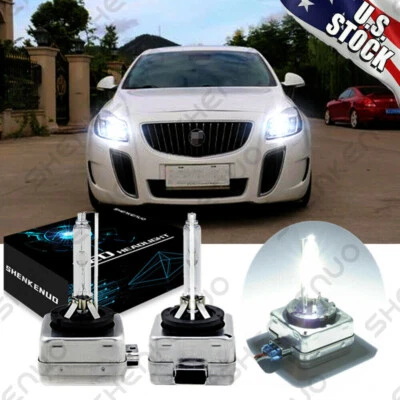 D1S Xonen HID Headlight Bulbs for Buick Regal 2011-2013 High & Low Beam Qty 2 - Image 1 of 4