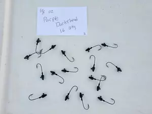 Lotto di maschere Darter Head - ganci 1/8 proiettile - lotto lotta da pesca 16 qtà puro - Foto 1 di 1