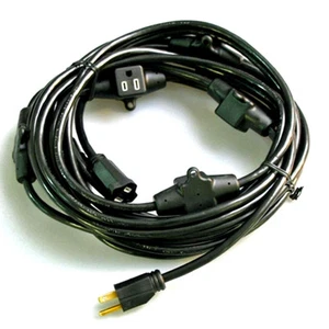 4 Stück Mehrfachsteckdose Stromverteilerkabel 16-3 Verlängerungskabel 30 Fuß - Bild 1 von 1