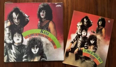Kiss ROCK & ROLL OVER- 30 AÑOS DE MUSICA ROCK SALVAT, 1984 MEXICAN LP + Book - Image 1 of 4