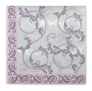 Airlaid Serviette Michel in Grau, 40 x 40 cm, 50 Stück - Mank - Ornamente - Bild 1 von 11