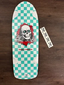 Powell Peralta Checker Ripper Old School Reedición Tabla de Monopatín con Pegatina Original - Imagen 1 de 4