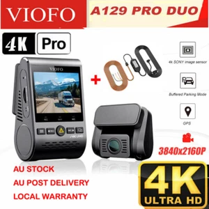 VIOFO A129 PRO DUO ULTRA 4K Dashcam DUAL CHANNEL, WI-FI, Bluetooth+ HARDWARE KIT - Picture 1 of 12