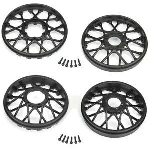 Pro-Line 1/4 Supermoto Front / Rear Wheels Black for Promoto-MX - Picture 1 of 9