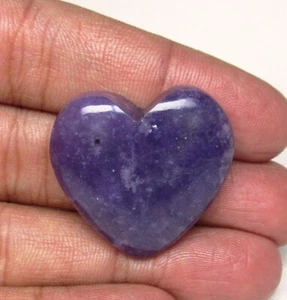 Lepidolite Puffy Heart Shape 72.15 ct Natural Loose Gemstone G 7882 - Picture 1 of 6
