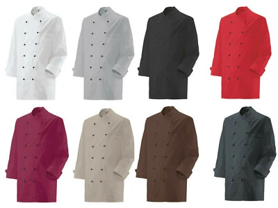 Kochjacke Bäckerjacke Arbeitsjacke Herren langarm Berufsbekleidung Gr. XS-5XL