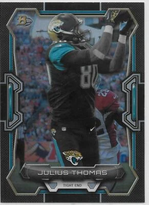2015 Bowman Football Rainbow Black Julius Thomas Jaguars - Image 1 of 2