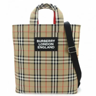 Bolso de Mano Burberry London 2 Vías con Correa para el Hombro en Nova Check LTD De JAPÓN Foto 1 de 4