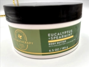 Bath & Body Works Aromatherapy Body Butter Eucalyptus + Spearmint 6.5 Oz RARE - Picture 1 of 12