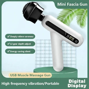 Pro Massagepistole, Muskel Massagegerät Mini USB Muscle vibrierend Massage Gun - Bild 1 von 1