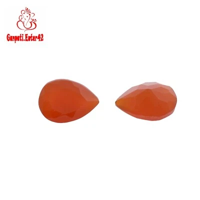 Red Onyx Faceted Pear Cut 16x12 MM 1 Pcs Lot Calibrated Size Loose Gemstone E - Image 1 of 4