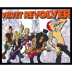 VELVET REVOLVER - Cartoon - Aufkleber Sticker - Neu - Bild 1 von 1