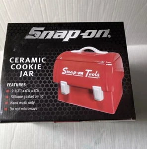 New Snap-On Tools Ceramic Cookie Jar SSX21P131 Brand New Sealed Box - Picture 1 of 3