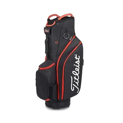 TITLEISTCaddy Bag Cart 14 Cady Bag TB22CT6-006 BKBKRD 黑色/黑色/红色 — 第 1/4 张图片