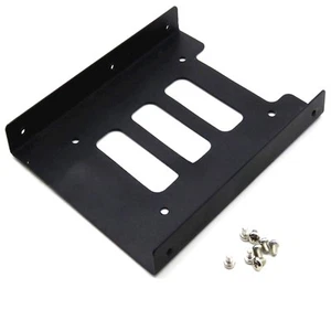 Metal 2.5" to 3.5" Bay SSD/HDD Metal Hard Drive Mounting Bracket Adapter Tray - Picture 1 of 11