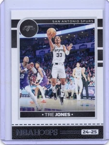 2024-25 Panini Nba Hoops - Tre Jones #83 San Antonio Spurs - Picture 1 of 2