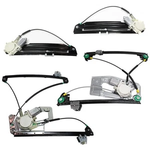 Window Regulators Glass Set of 4 Front & Rear Driver Passenger Side for 530 525 - Picture 1 of 12