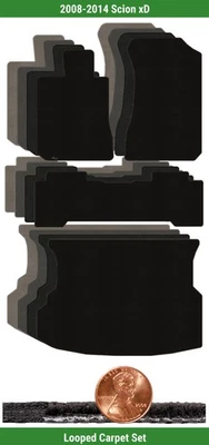 Lloyd Custom Classic Loop Carpet Mat Set for 2008-2014 Scion xD (4 pieces) #124X - Image 1 of 4