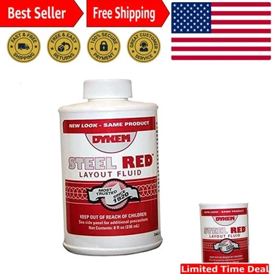 Fluido de diseño rojo de 8 oz - Lubricante para protección y eficiencia de metales Foto 1 de 3