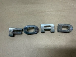 78-81 1978-1981 Ford Bronco truck Hood FORD Letters Emblems - Picture 1 of 6