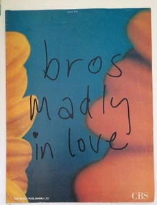 BROS - madly in love, Sheet Music (F7) - Picture 1 of 10