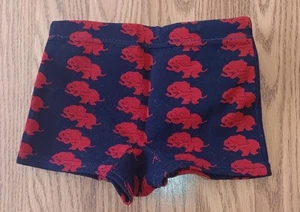 60er Jahre Donmoor Badehose marine rot Elefant Badeanzug Shorts Gr. 5 Vintage - Bild 1 von 5