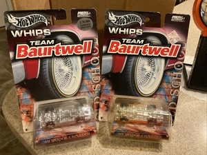 Dodge Charger Hot Wheels WHIPS Team Baurtwell 69 2003: dorado LE y naranja sin usar, en caja - Imagen 1 de 3