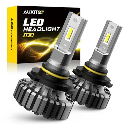 2x 9006 HB4 6500K Xenon White  LED Headlight Bulbs Kit High Low Beam B3 EAH - Image 1 of 4