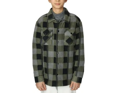 Quiksilver Boy's Fleece Shirt Jacket - Image 1 of 4