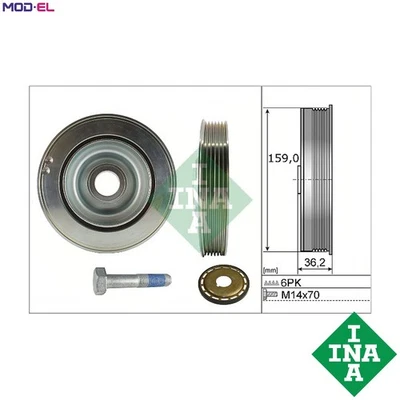 BELT PULLEY SET CRANKSHAFT 544 0173 21 FOR PEUGEOT EXPERT/Platform/Chassis/Van - Image 1 of 4