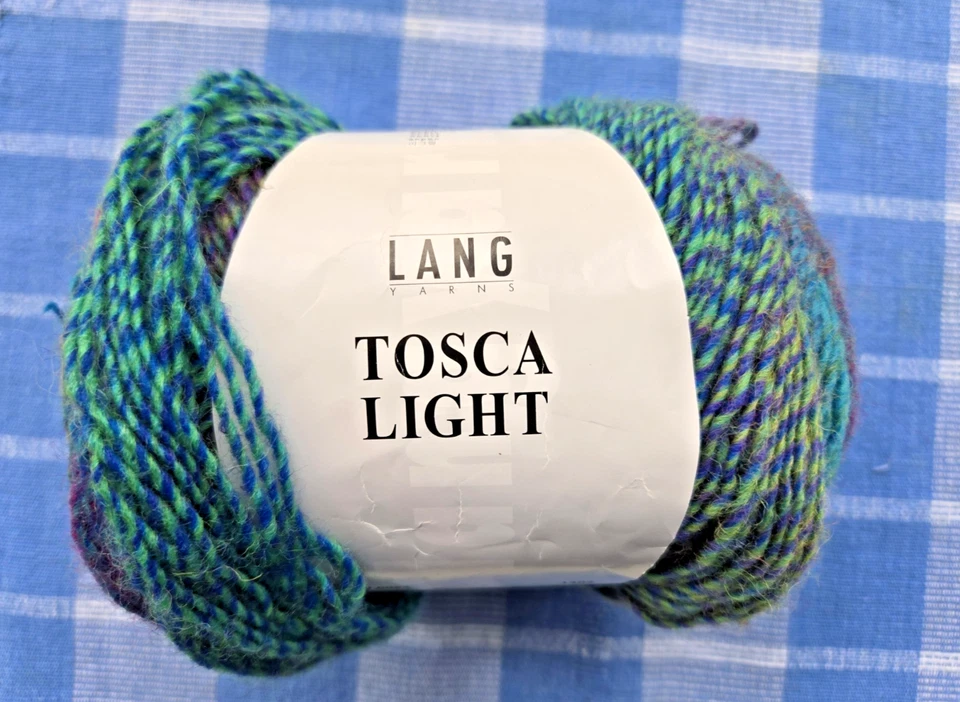 Lang Tosca Light Yarn - Color: 51 Gr N T Rkis  - New - Image 1 of 4