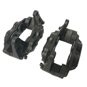 FOR SUBARU WRX STi GENUINE 4 POT FRONT BRAKE CALIPERS PAIR LEFT RIGHT BLACK OEM - Picture 1 of 5